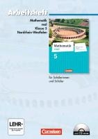 Mathematik real 5. Schuljahr. Arbeitsheft mit eingelegten Lösungen und CD-ROM. Realschule Nordrhein-Westfalen voorzijde