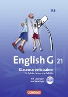 English G 21. Ausgabe A 3. Klassenarbeitstrainer mit Audios und Lösungen online voorzijde