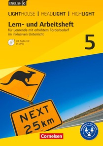 English G Lighthouse / English G Headlight / English G Highlight Band 5: 9. Schuljahr - - Allgemeine Ausgabe. Lern- und Arbeitsheft für Lernende mit erhöhtem Förderbedarf im inklusiven Unterricht voorzijde