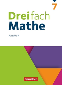 Dreifach Mathe 7. Schuljahr. Niedersachsen - Schülerbuch voorzijde