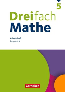 Dreifach Mathe 5. Schuljahr. Niedersachsen - Arbeitsheft mit Lösungen voorzijde