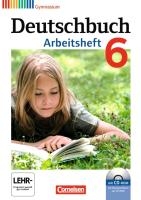 Deutschbuch 6. Schuljahr. Arbeitsheft mit Lösungen und Übungs-CD-ROM. Gymnasium Allgemeine Ausgabe voorzijde