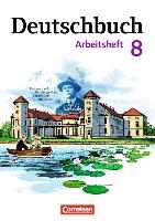 Deutschbuch 8. Schuljahr. Gymnasium - Östliche Bundesländer und Berlin. Arbeitsheft mit Lösungen voorzijde