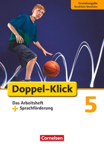 Doppel-Klick - Grundausgabe Nordrhein-Westfalen. 5. Schuljahr. Arbeitsheft Sprachförderung voorzijde