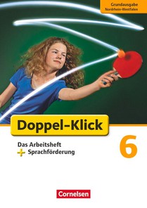 Doppel-Klick - Grundausgabe Nordrhein-Westfalen. 6. Schuljahr. Das Arbeitsheft plus Sprachförderung voorzijde