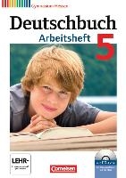 Deutschbuch 5. Schuljahr. Arbeitsheft mit Lösungen und Übungs-CD-ROM. Gymnasium Hessen voorzijde