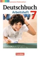 Deutschbuch 7. Schuljahr. Gymnasium Niedersachsen. Arbeitsheft mit Lösungen voorzijde