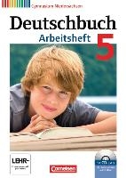 Deutschbuch 5. Schuljahr. Arbeitsheft mit Lösungen und Übungs-CD-ROM. Gymnasium Niedersachsen voorzijde