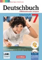 Deutschbuch 7. Schuljahr. Arbeitsheft mit Lösungen und Übungs-CD-ROM. Nordrhein-Westfalen voorzijde