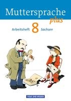 Muttersprache plus 8. Schuljahr Arbeitsheft. Sachsen voorzijde