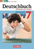 Deutschbuch 7. Schuljahr. Arbeitsheft mit Lösungen. Differenzierende Ausgabe Rheinland-Pfalz voorzijde