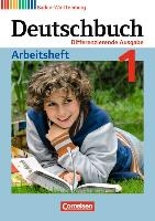 Deutschbuch Band 1: 5. Schuljahr zum Bildungsplan 2016. Realschule Baden-Württemberg - Arbeitsheft mit Lösungen voorzijde