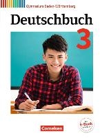 Deutschbuch Gymnasium Band 3: 7. Schuljahr - Baden-Württemberg - Schülerbuch voorzijde