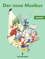 Der neue Musikus 4. Schuljahr. Arbeitsheft. Östliche Bundesländer und Berlin voorzijde