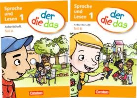 der die das - Erstlesen 1. Schuljahr. Arbeitsheft Teil A und B im Paket voorzijde