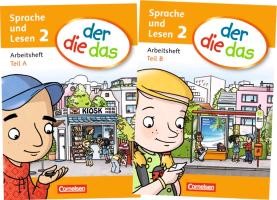 der die das - Sprache 2. Schuljahr. Arbeitsheft Sprache Teil A und B im Paket