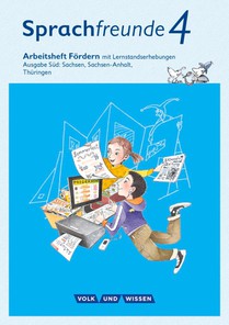 Sprachfreunde 4. Schuljahr - Ausgabe Süd (Sachsen, Sachsen-Anhalt, Thüringen) - Arbeitsheft Fördern