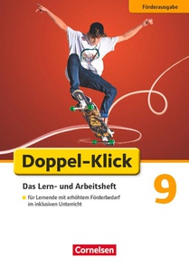 Doppel-Klick - Förderausgabe/Differenzierende Ausgabe AA, NRW. 9. Schuljahr. Arbeitsheft mit Lösungen voorzijde