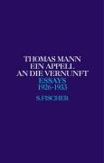 Ein Appell an die Vernunft 1926 - 1933