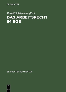 Das Arbeitsrecht Im Bgb