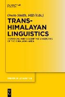 Trans-Himalayan Linguistics voorzijde