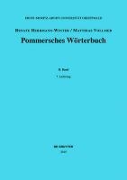 Pommersches Wörterbuch. II/7