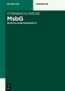 MESSSTELLENBETRIEBSGESETZ