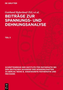 Beitrage Zur Spannungs- Und Dehnungsanalyse. Teil 5