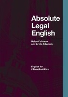 Absolute Legal English B2-C1. Coursebook with Audio CD voorzijde