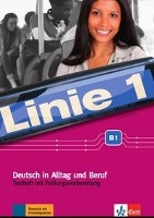 Linie 1 B1. Testheft mit Audio-CD voorzijde