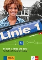 Linie 1 Schweiz A2. Testheft mit Prüfungsvorbereitung und Audio-CD voorzijde