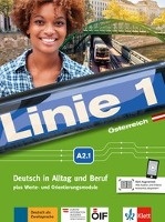 Linie 1 Österreich A2.1. Kurs- und Übungsbuch mit DVD-ROM voorzijde