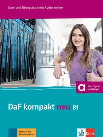 DaF kompakt neu B1. Kurs- und Übungsbuch + MP3-CD voorzijde