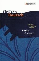 Emilia Galotti: Ein Trauerspiel in fünf Aufzügen. EinFach Deutsch Textausgaben voorzijde