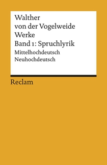 Werke 1. Spruchlyrik