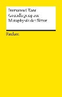 Grundlegung zur Metaphysik der Sitten voorzijde