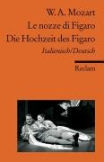 Die Hochzeit des Figaro / Le nozze di Figaro voorzijde