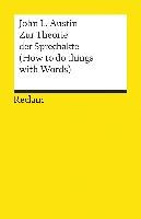 Zur Theorie der Sprechakte. (How to do things with Words)