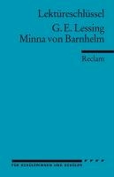 Minna von Barnhelm. Lektüreschlüssel für Schüler voorzijde