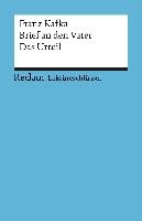 Brief an den Vater / Das Urteil. Lektüreschlüssel für Schüler voorzijde