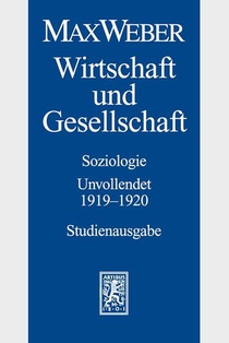 Max Weber-Studienausgabe voorzijde