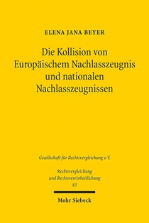 Die Kollision von Europaischem Nachlasszeugnis und nationalen Nachlasszeugnissen voorzijde