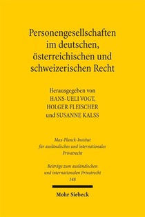Personengesellschaften im deutschen, österreichischen und schweizerischen Recht