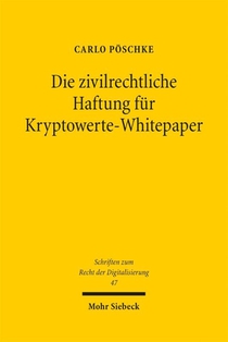 Die zivilrechtliche Haftung für Kryptowerte-Whitepaper