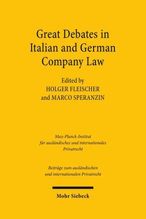 Great Debates in German and Italian Company Law