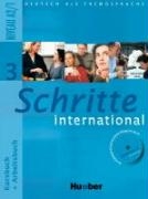 Schritte international 3. Kursbuch + Arbeitsbuch mit Audio-CD zum Arbeitsbuch und interaktiven Übungen voorzijde