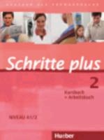 Schritte plus 2. Niveau A1/2. Kursbuch + Arbeitsbuch voorzijde