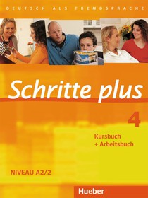 Schritte plus 4. Kursbuch + Arbeitsbuch voorzijde