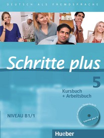 Schritte plus 05. Kursbuch + Arbeitsbuch mit Audio-CD zum Arbeitsbuch voorzijde