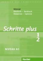 Schritte plus 1+2. Glossar Deutsch-Serbisch voorzijde